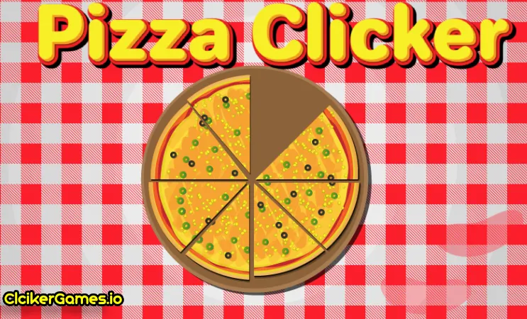 Геймплей Pizza Clicker: гигантская пицца для кликов и магазин улучшений.