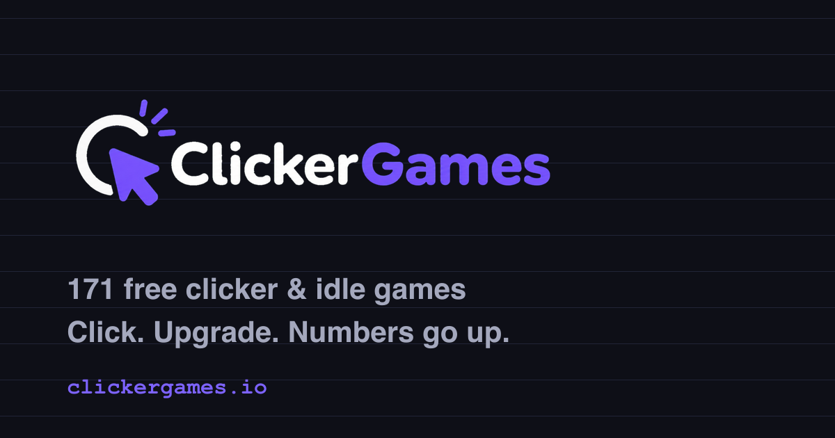 All clicker games — Play Free Online | ClickerGames.io